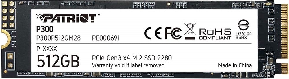 Жесткий диск SSD 512Gb Patriot P300 (P300P512GM28)