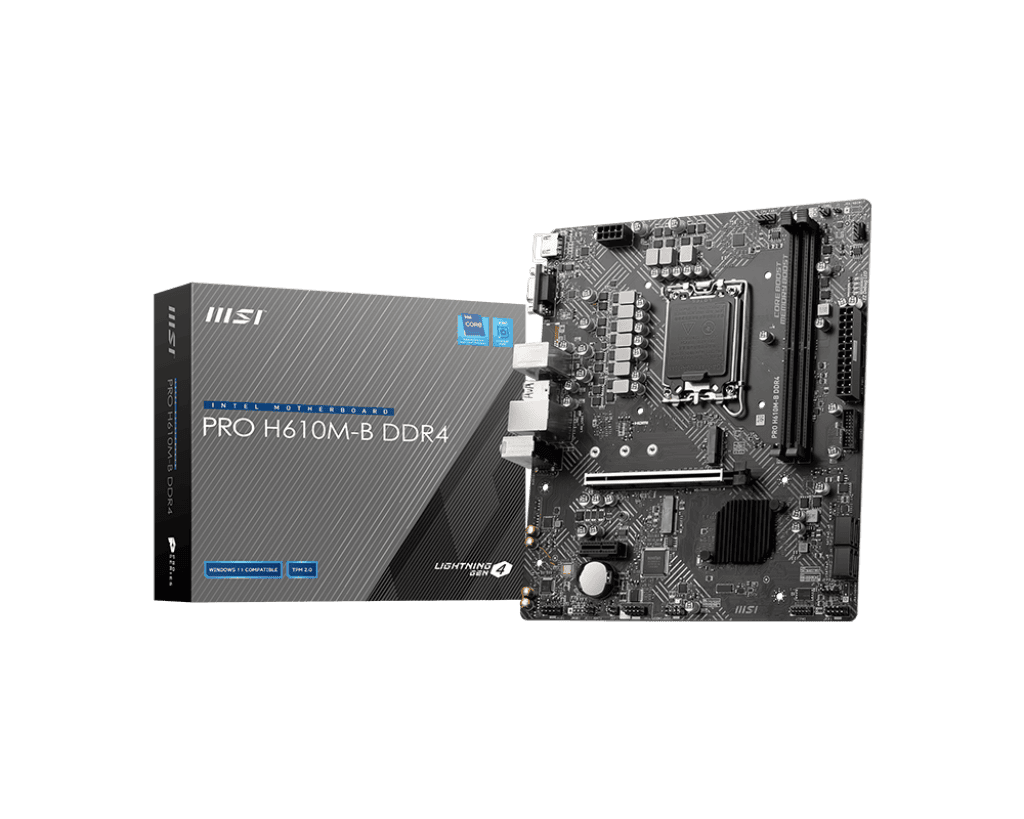 Материнская плата MSI PRO H610M-B DDR4