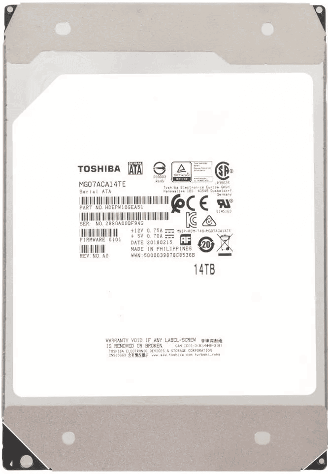 Жесткий диск 14Tb Toshiba MG07ACA14TE
