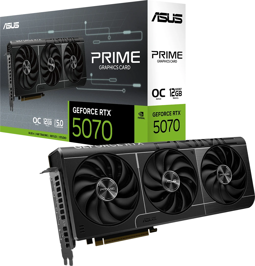 Видеокарта Asus RTX 5070 Prime OC Edition (PRIME-RTX5070-O12G)