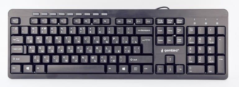 Клавиатура Gembird KB-UM-106-RU M/Media black USB