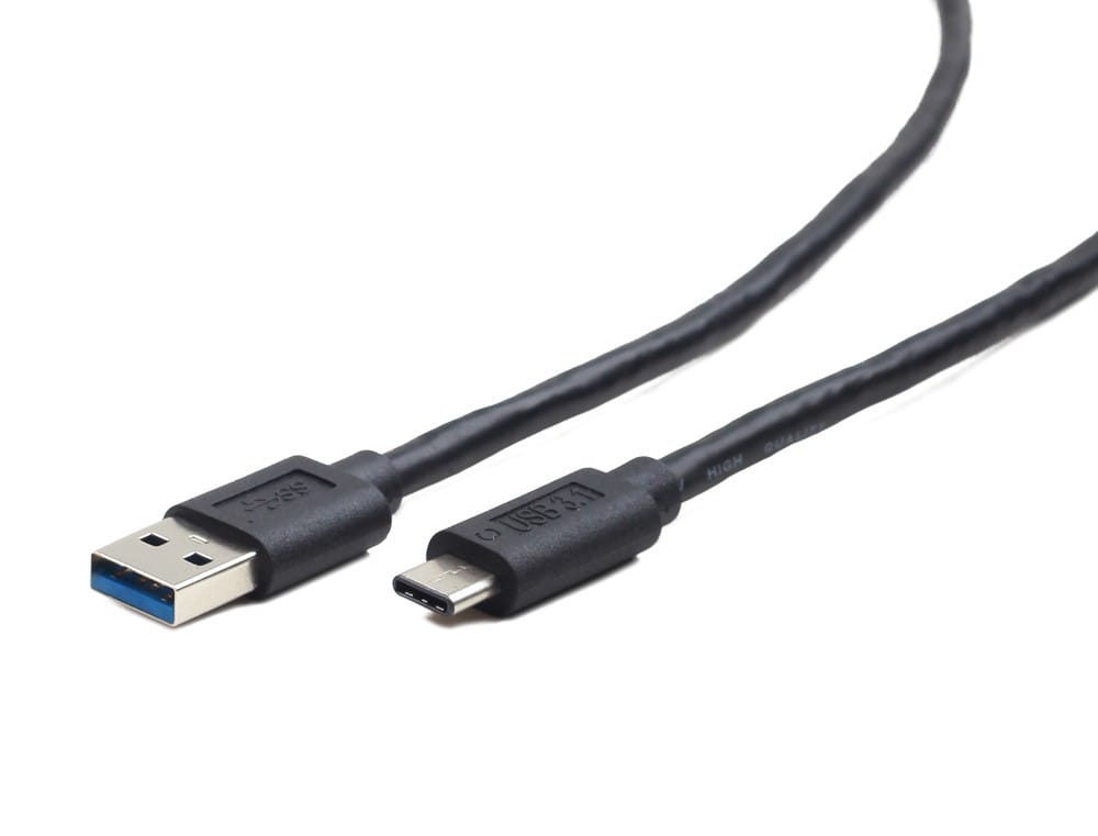 Кабель Cablexpert CCP-USB3-AMCM-6 Black (USB 3.0 -> USB Type-C) 1.8m