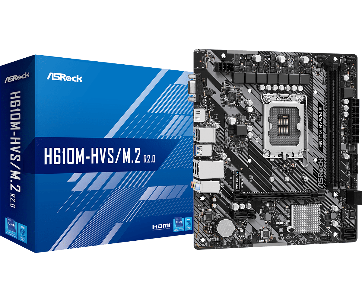 Материнская плата AsRock H610M-HVS/M.2 R2.0