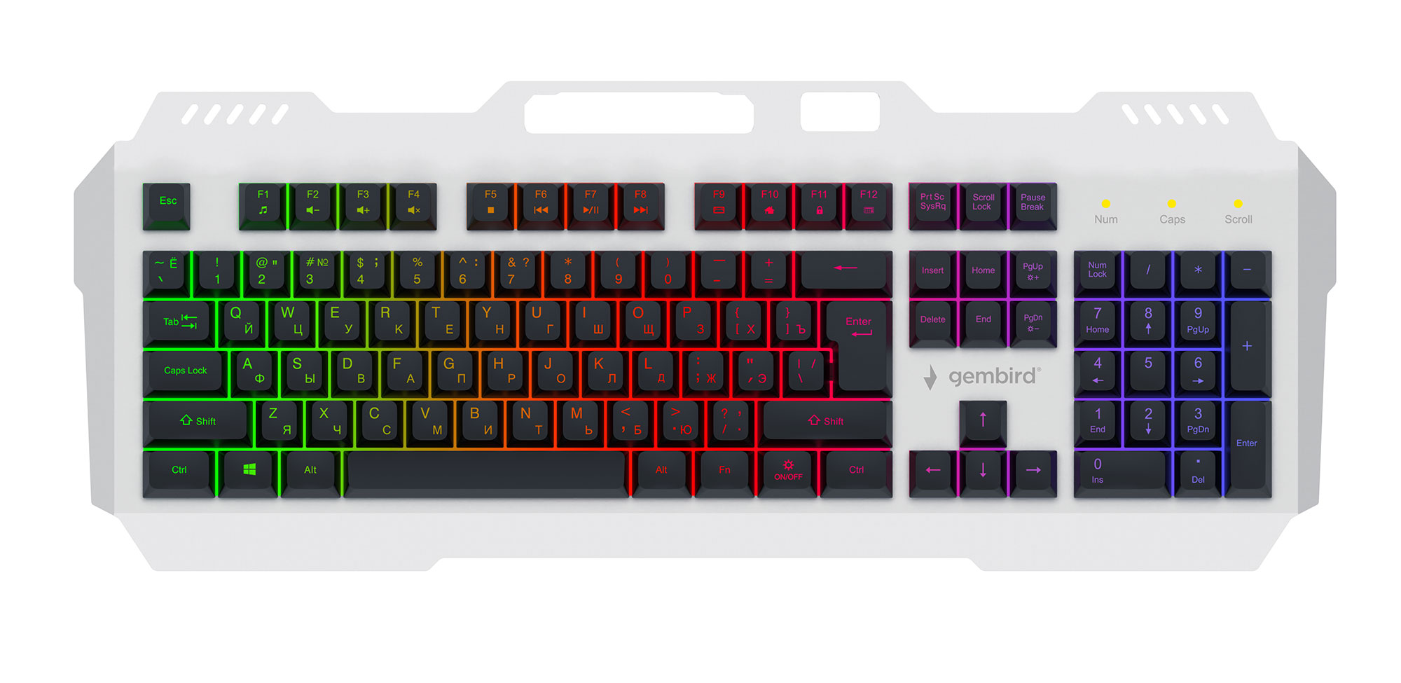 Клавиатура Gembird KB-G710M-S