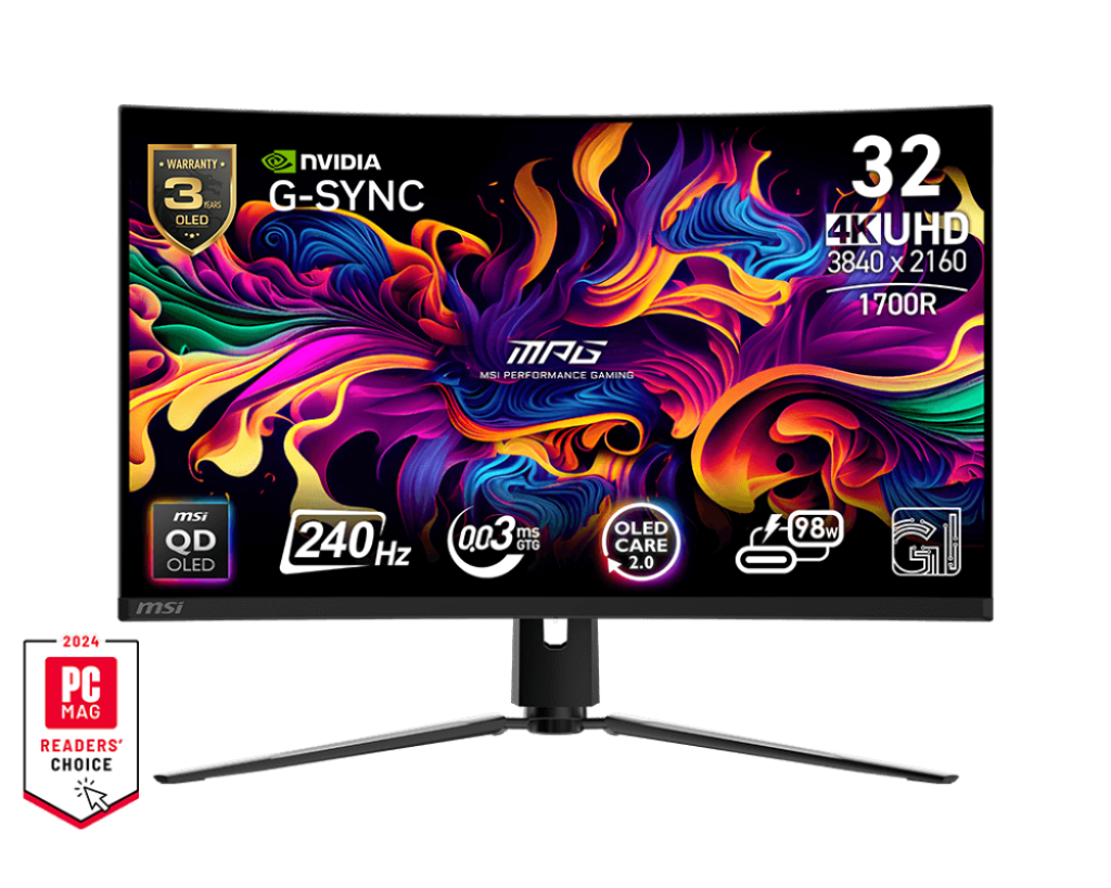 Монитор 32" MSI MPG 321CURX QD-OLED