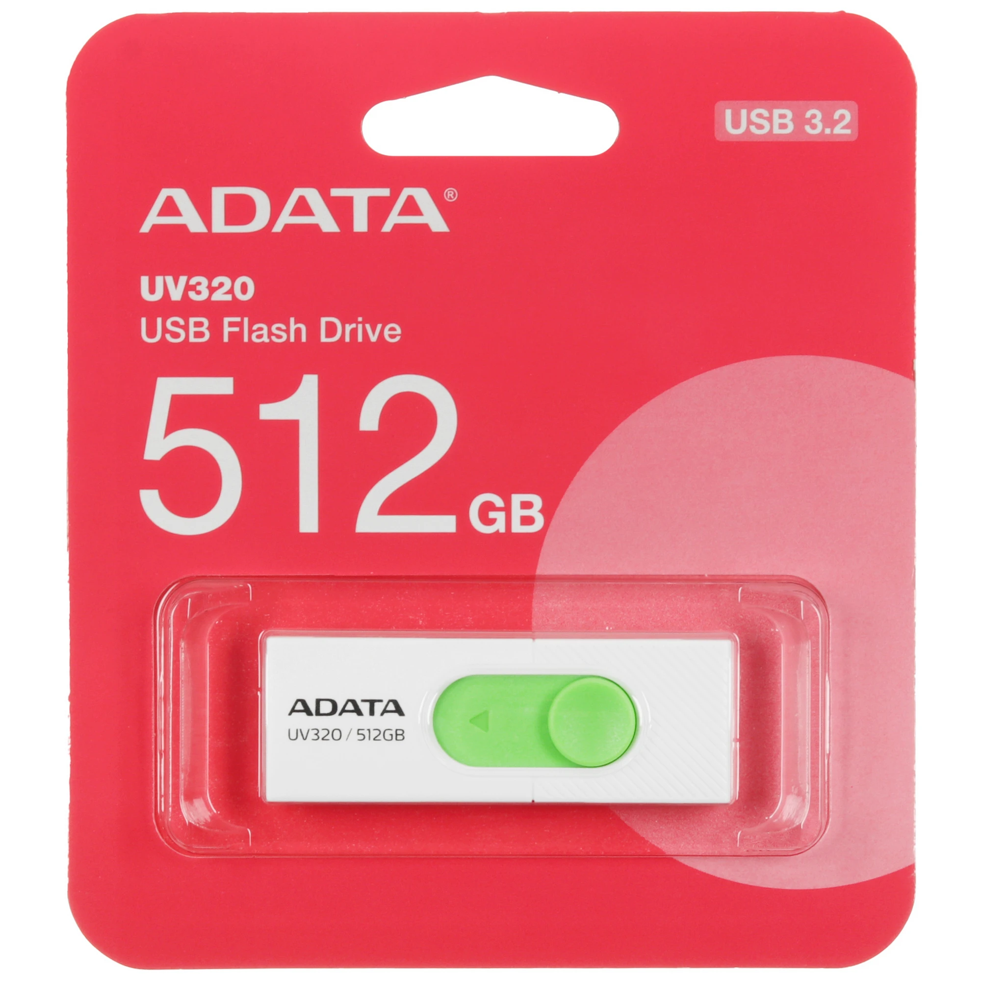 Usb flash disk 512Gb ADATA UV320 (AUV320-512G-RWHGN)