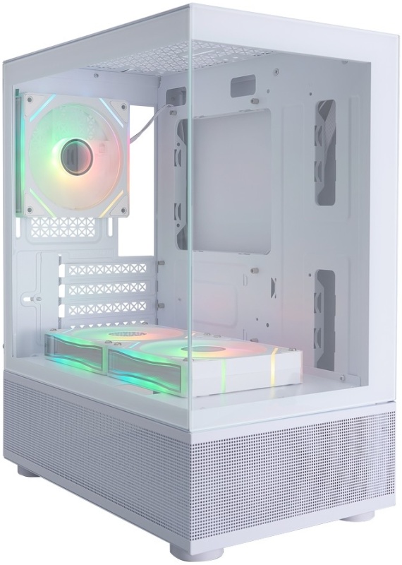 Корпус 1stPlayer MIKU Mi5 ARGB (белый) (Mi2-A-WH-2FC7R-W-1FC7-W)