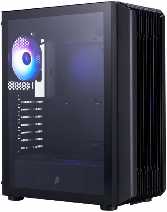 Корпус 1stPlayer Bullet Hunter H6 ARGB (черный) (H6-BK-4F7)