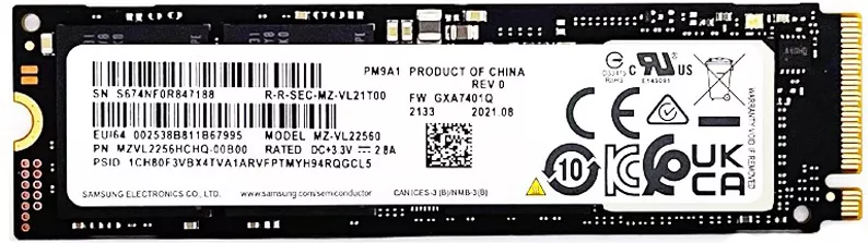 Жесткий диск SSD 1Tb Samsung PM9A1 (MZVL21T0HCLR-00B00)