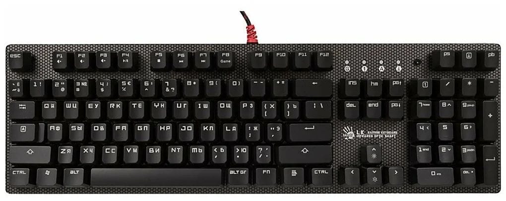 Клавиатура A4Tech Bloody B810R NetBee LK Blue