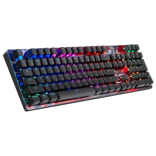 Клавиатура A4Tech B810R Black (Механическая, LK Optic, LED-подсветка, Влагоустойчивость, USB)