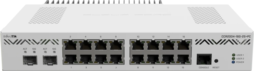 Маршрутизатор MIKROTIK CCR2004-16G-2S+PC