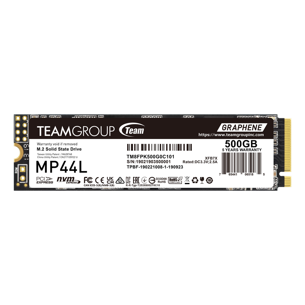 Жесткий диск SSD 500Gb Team MP44L (TM8FPK500G0C101)