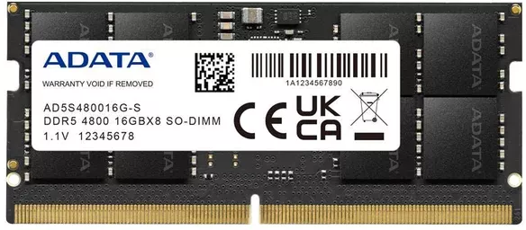 Модуль памяти 16Gb ADATA AD5S480016G-S