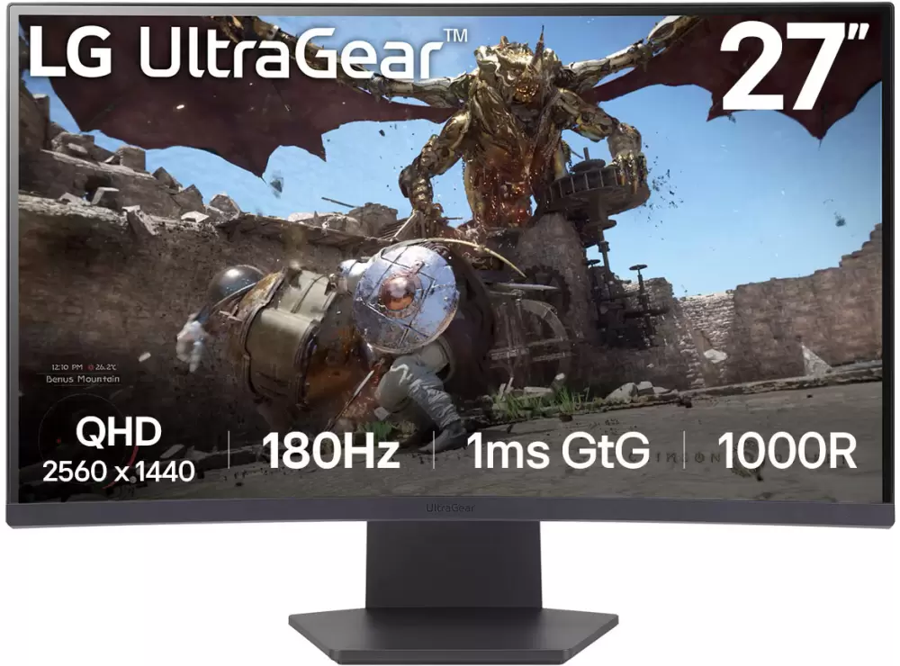 Монитор 27" LG UltraGear 27GS60QC-B
