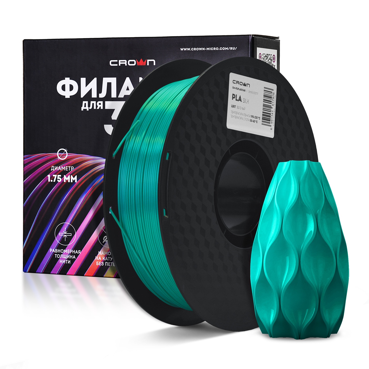 Филамент Crown CM-FILPLAS006G