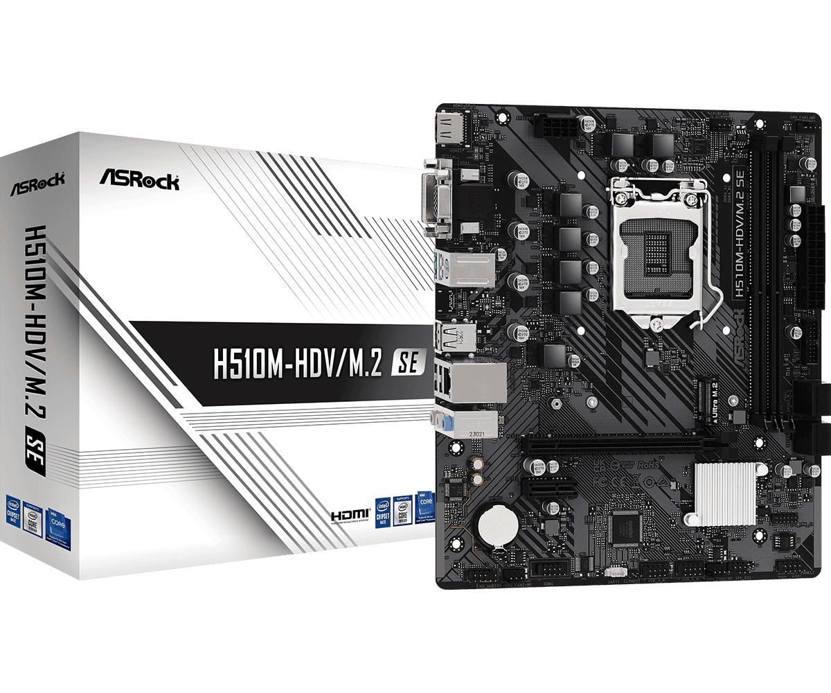 Материнская плата AsRock H510M-HDV/M.2 SE