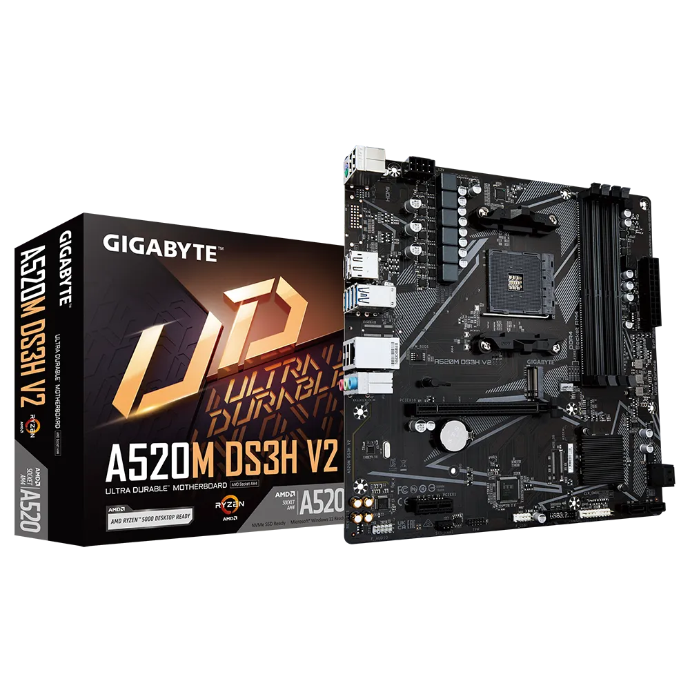 Материнская плата Gigabyte A520M DS3H V2