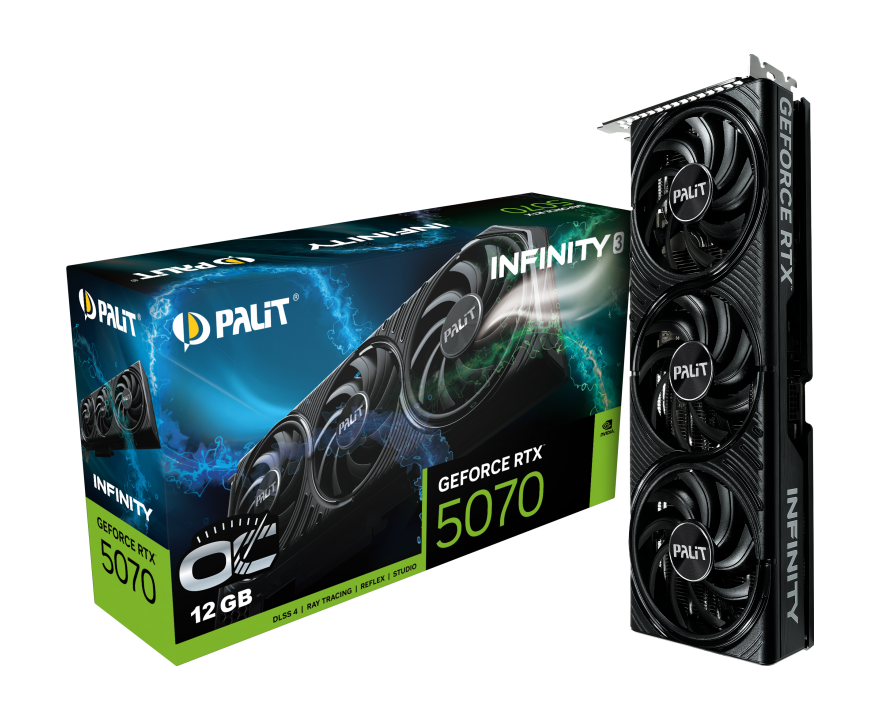 Видеокарта Palit RTX 5070 Infinity 3 OC (NE75070S19K9-GB2050S)