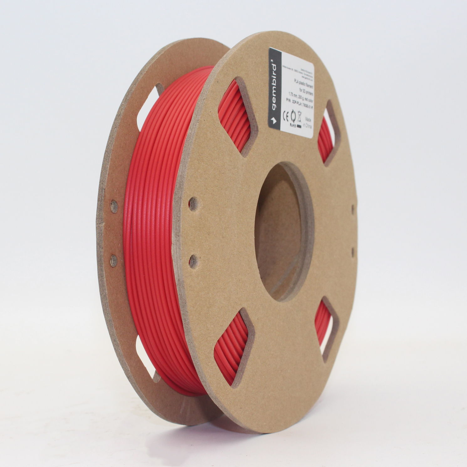 Филамент Gembird 3DP-PLA1.75GE-01-R