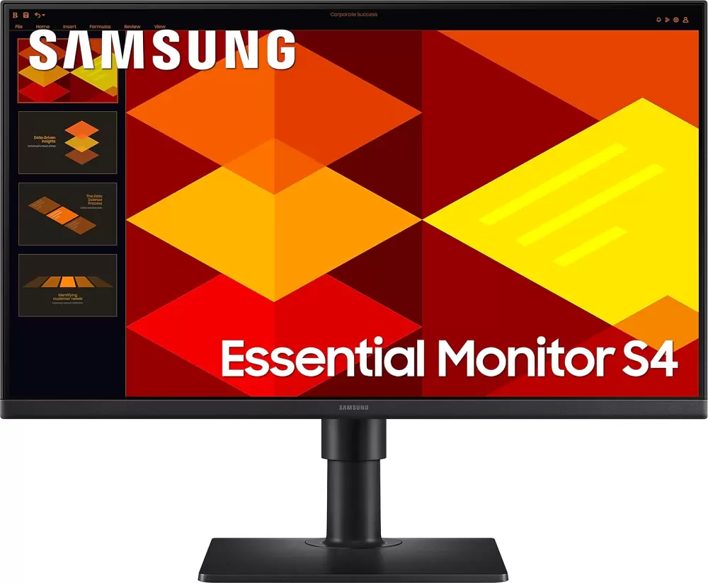 Монитор 24" Samsung Essential S4 LS24D400GAIXCI