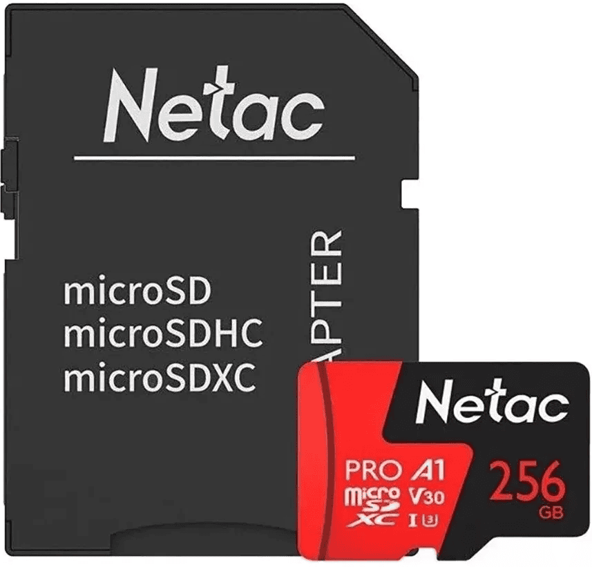Карта памяти 256Gb Netac P500 Extreme Pro (NT02P500PRO-256G-R)