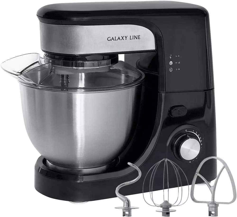 Миксер планетарный Galaxy Line GL2231 ЧЕРНЫЙ
