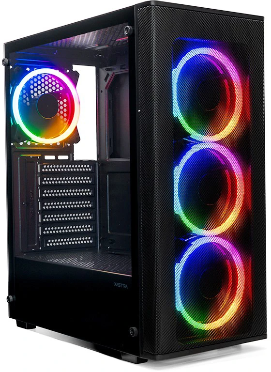 Корпус XASTRA A300 4FRGB (черный) (A300-4FR12F)