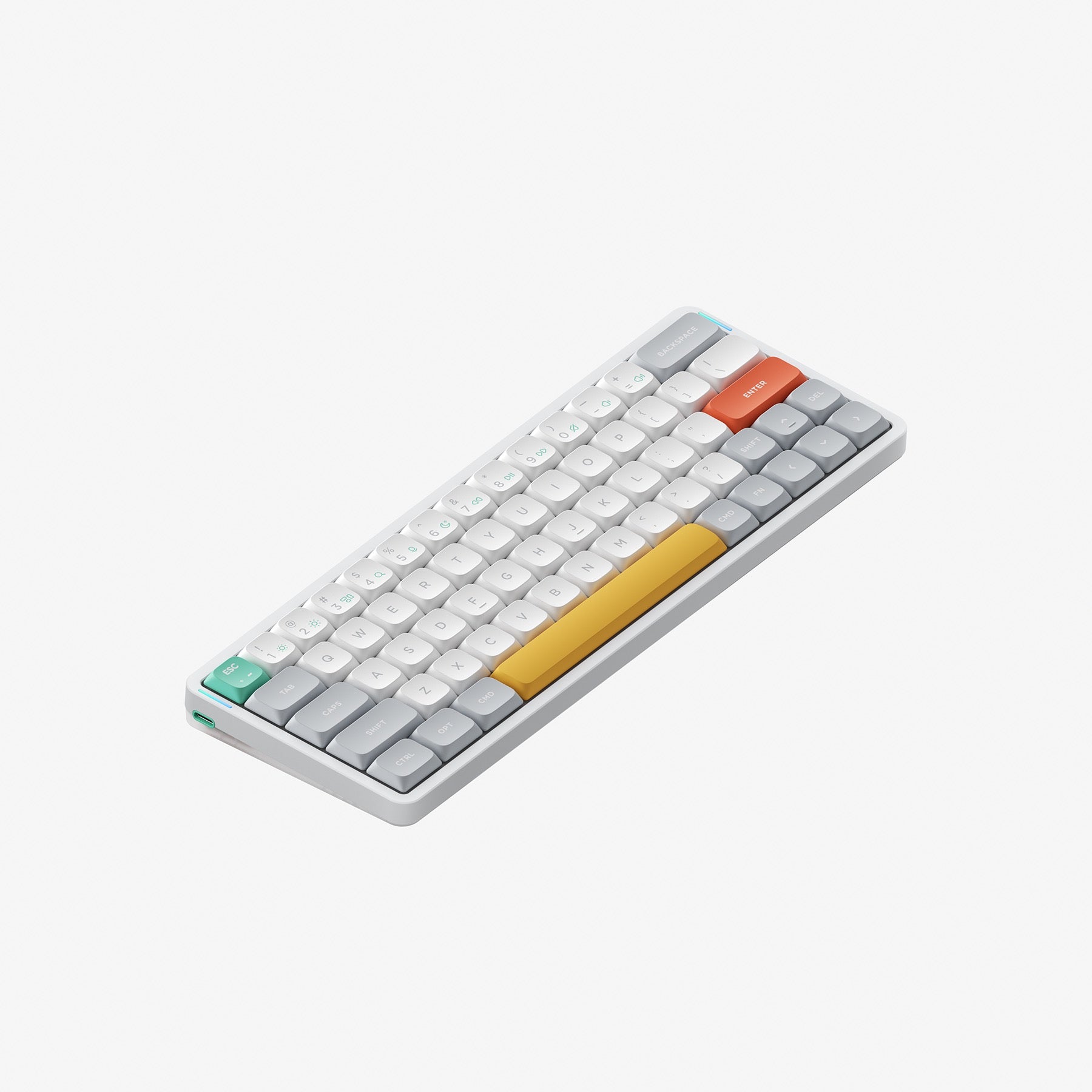 Клавиатура Nuphy AIR60 V2 Ionic White (Gateron Moss) (AIR60v2-IW-25)