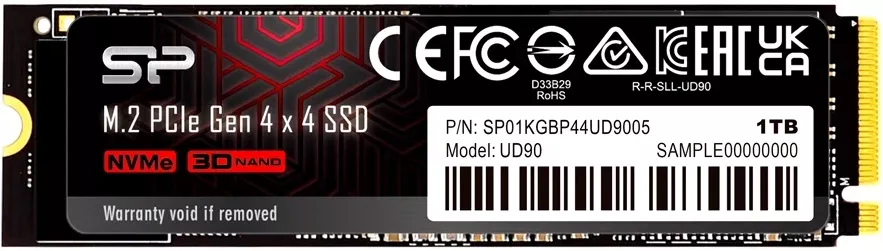 Жесткий диск SSD 1Tb Silicon Power UD90 (SP01KGBP44UD9005)