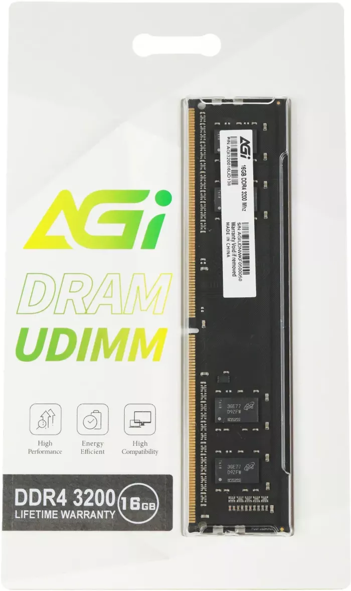 Модуль памяти 16Gb AGI AGI320016UD138