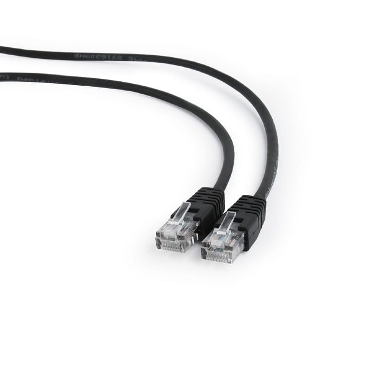 Патч-корд Cablexpert PP12-0.25M/BK