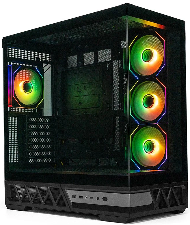Корпус XASTRA Q700 4ARGB-C10-UC (черный) (Q700-4FM12A-C10-UC)