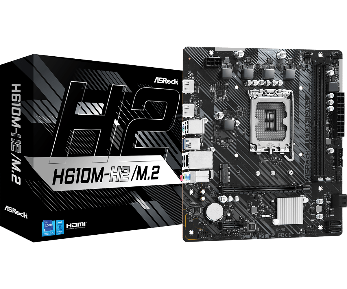 Материнская плата AsRock H610M-H2/M.2
