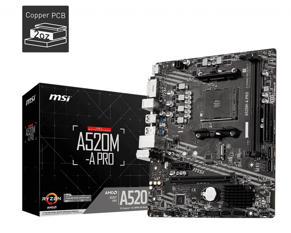 Материнская плата MSI A520M-A PRO