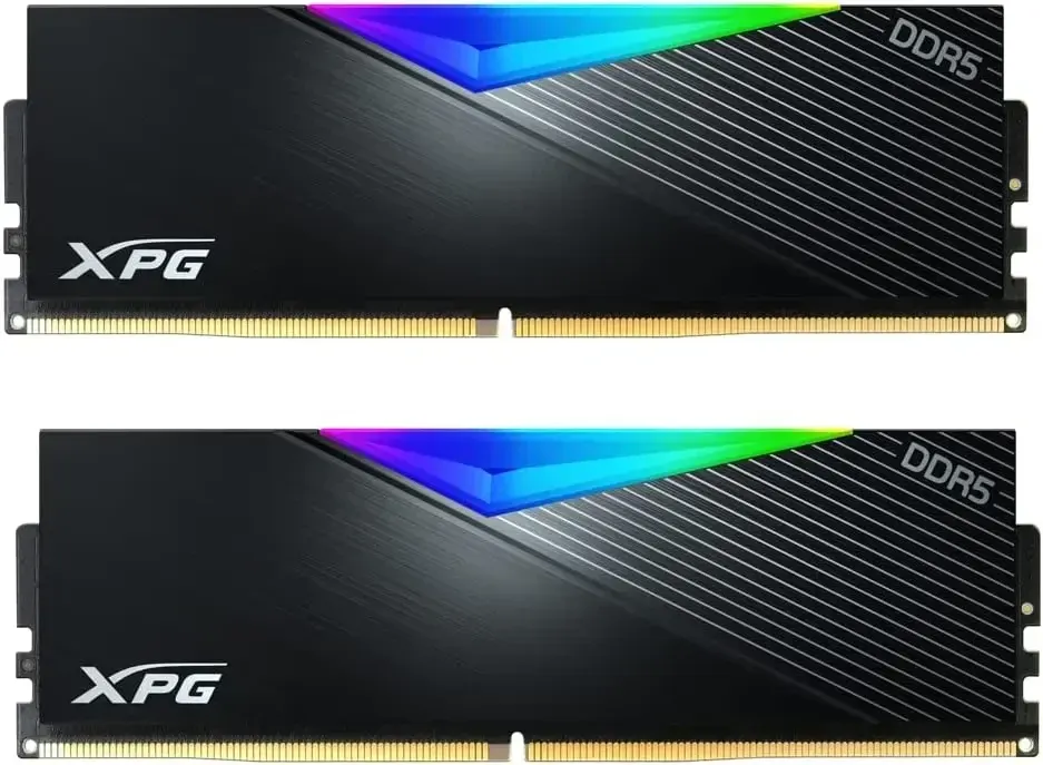 Модуль памяти 64Gb (2*32Gb) A-DATA XPG Lancer RGB (AX5U6400C3232G-DCLARBK)