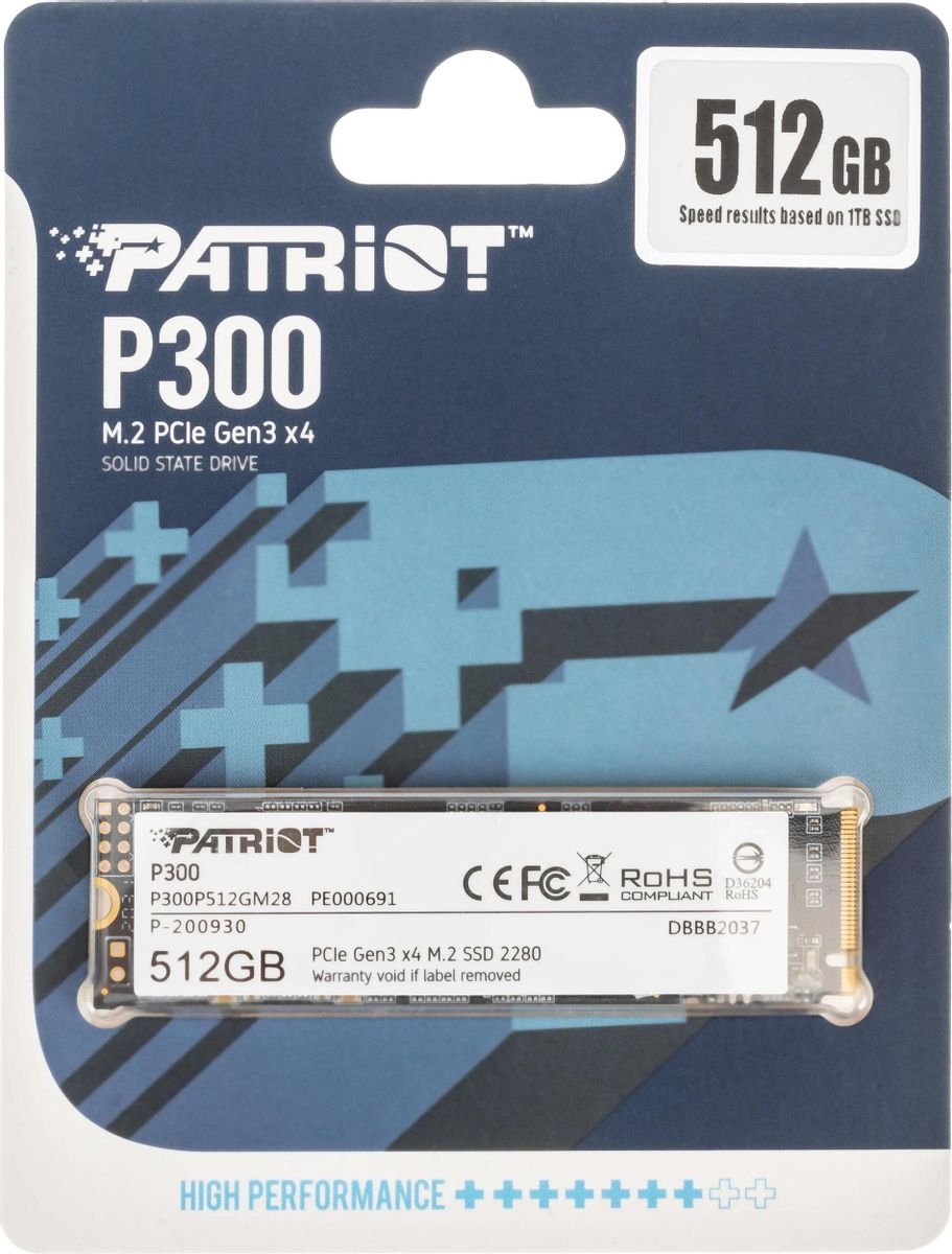 Жесткий диск SSD 512Gb Patriot P320 (P320P512GM28)