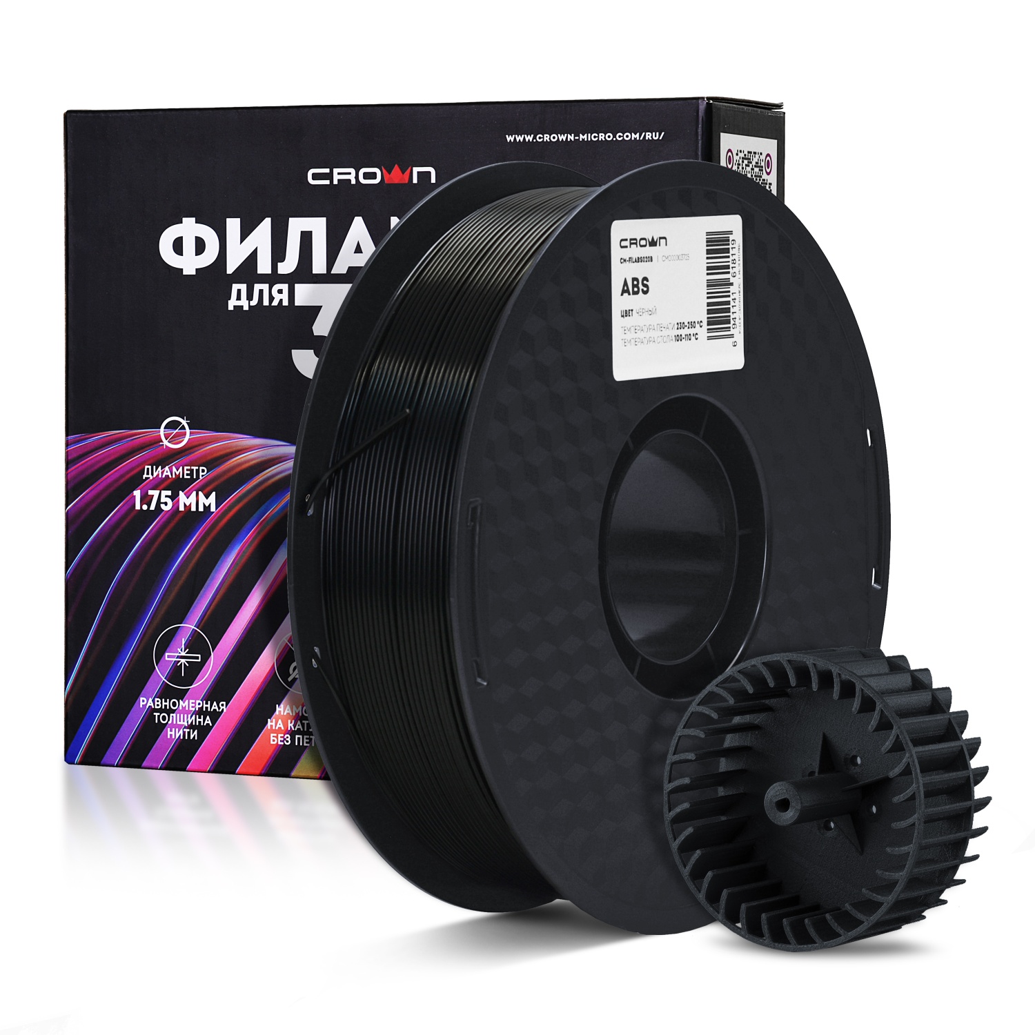 Филамент Crown CM-FILABS020B