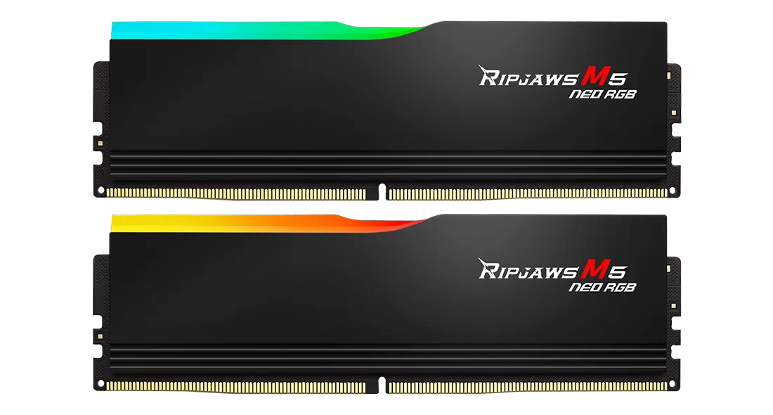 Модуль памяти 64Gb (2*32Gb) G.Skill Ripjaws M5 Neo RGB (F5-6000J3040G32GX2-RM5NRK)