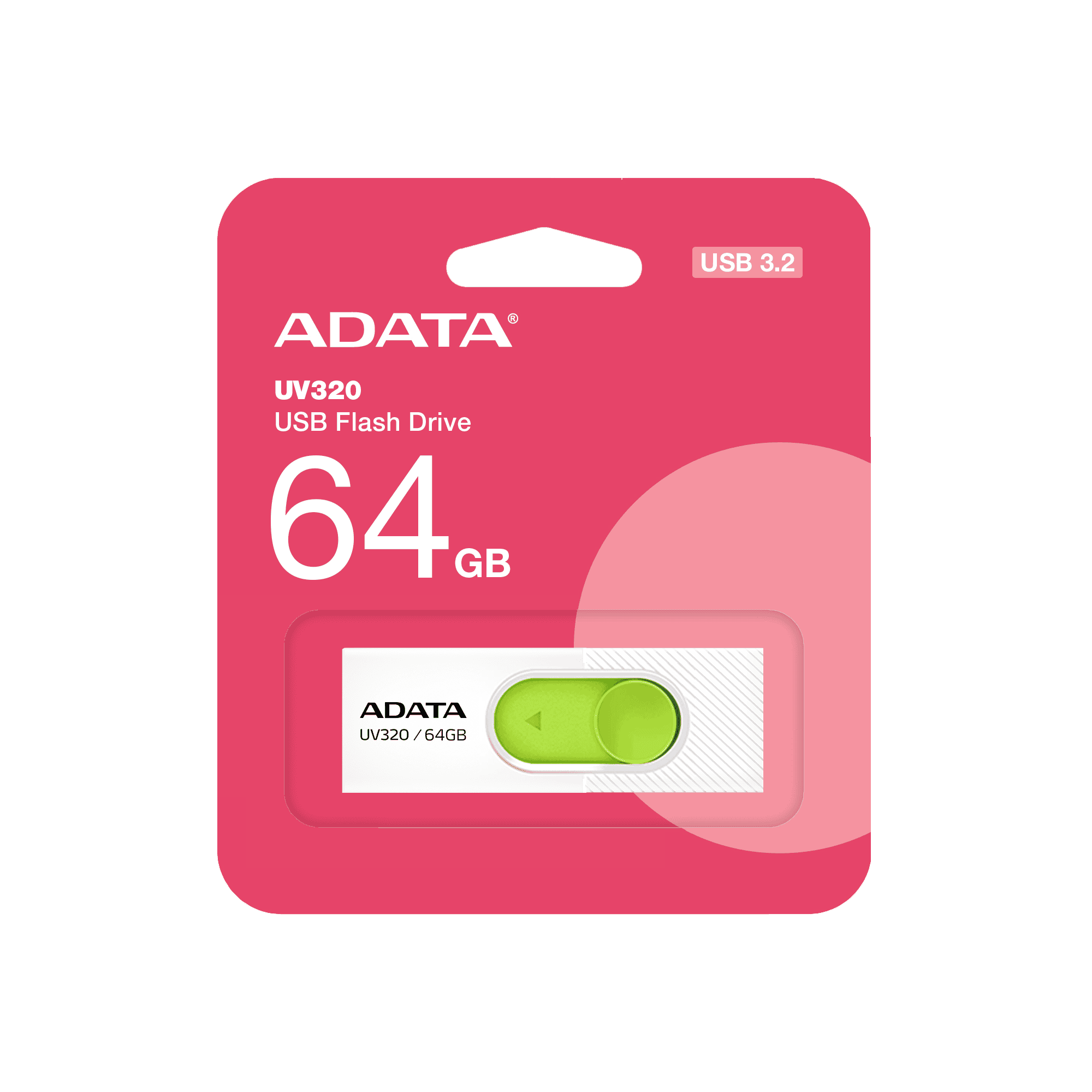 Usb flash disk 64Gb A-DATA UV320 (AUV320-64G-RWHGN)