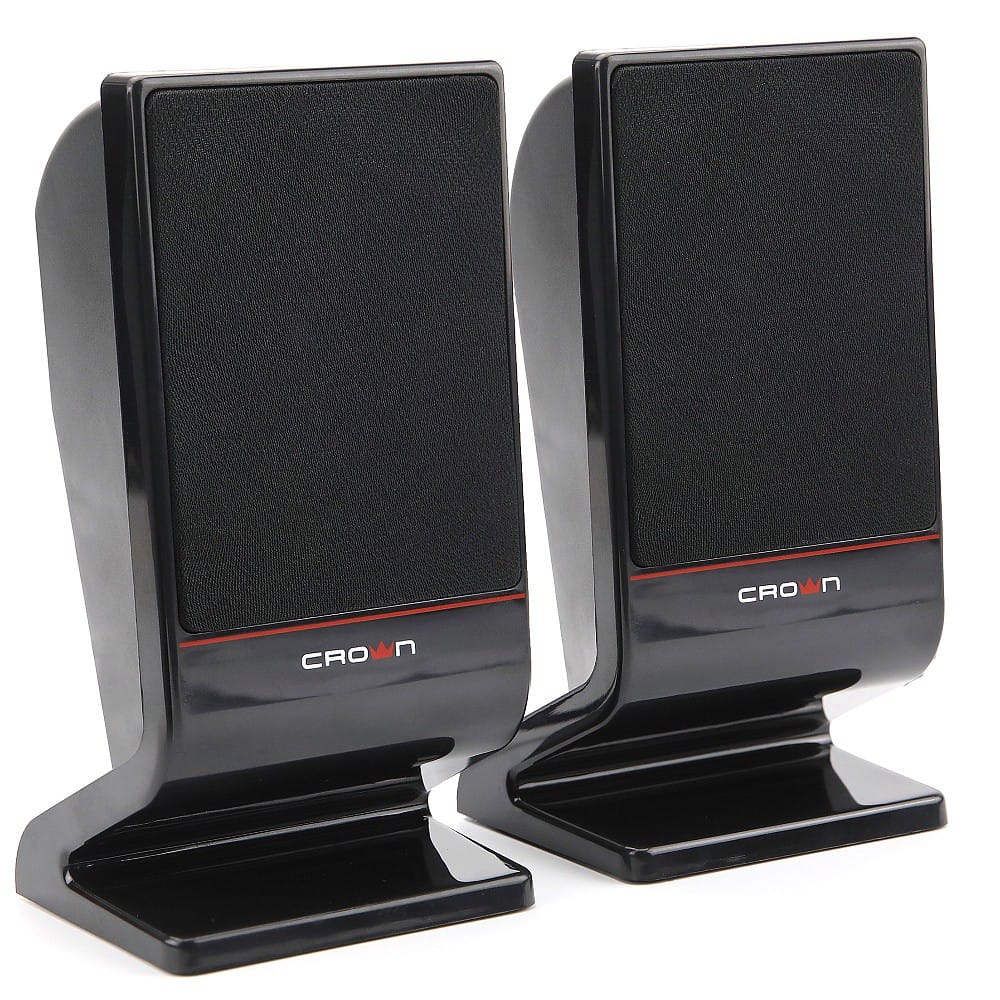 Колонки Crown CMS-601 Black-Red (6W, USB)
