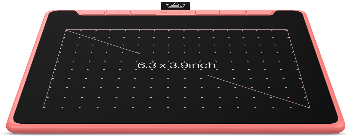Графический планшет Huion Inspiroy RTS-300 (розовый)