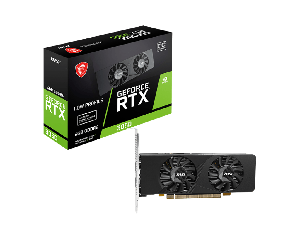 Видеокарта MSI RTX 3050 (RTX 3050 LP E 6G OC)