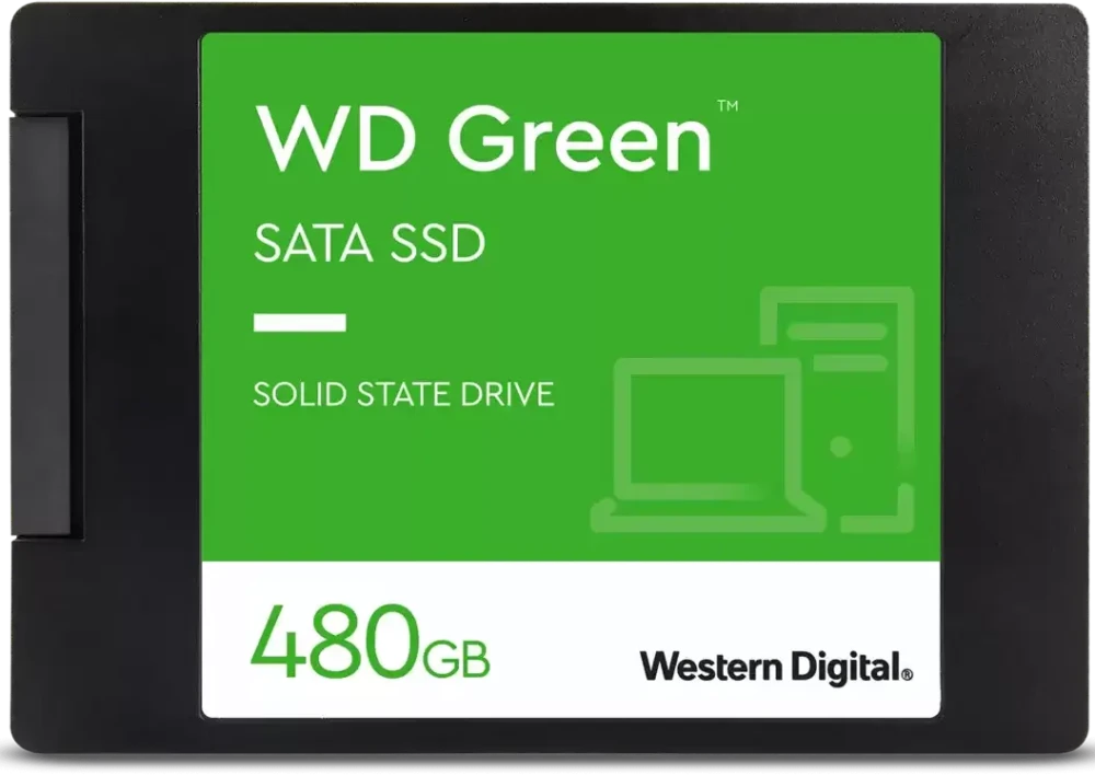 Жесткий диск SSD 480Gb Western Digital Green (WDS480G3G0A)