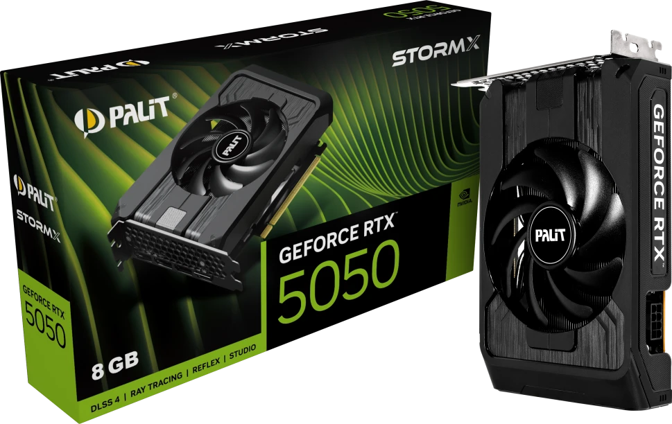 Видеокарта Palit RTX 5050 StormX (NE65050019P1-GB2070F)