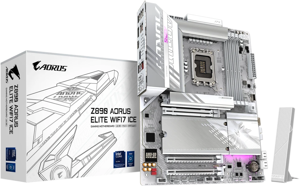 Материнская плата Gigabyte Z890 Aorus Elite WiFi7 Ice