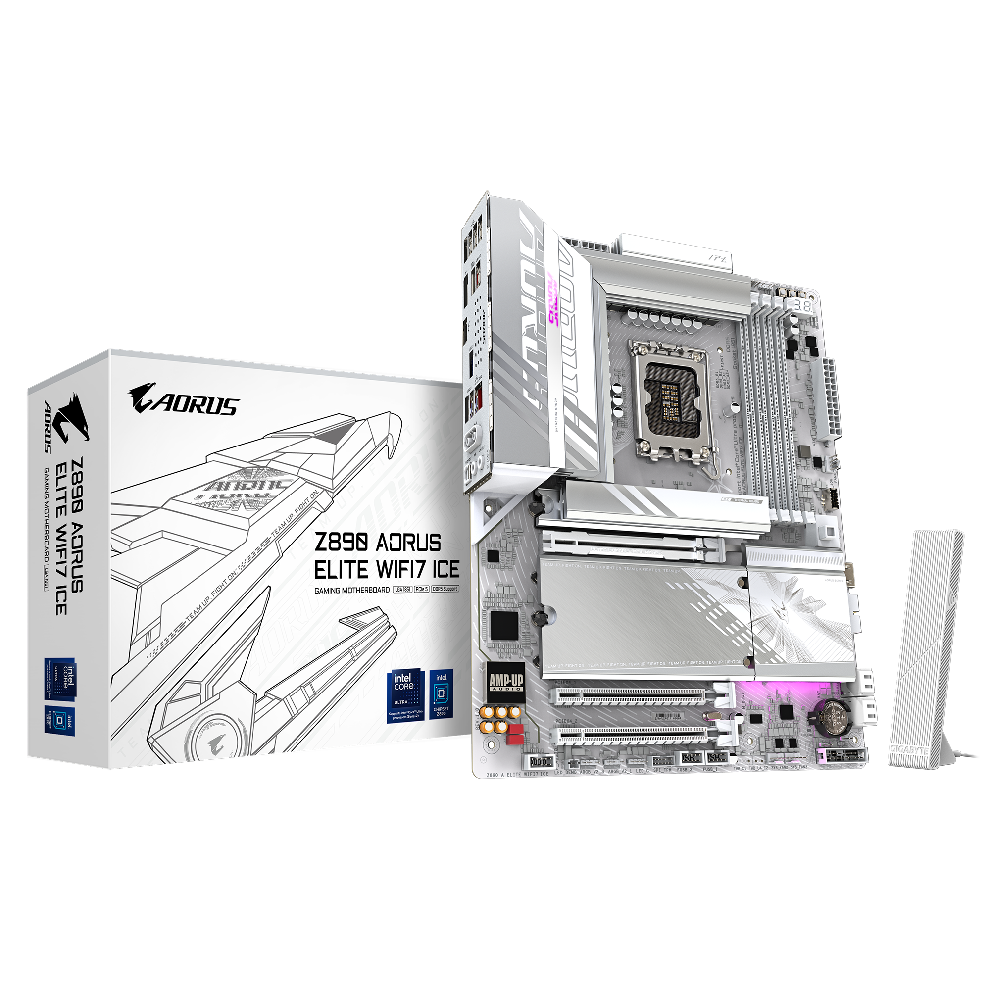 Материнская плата Gigabyte Z890 Aorus Elite WiFi7 Ice