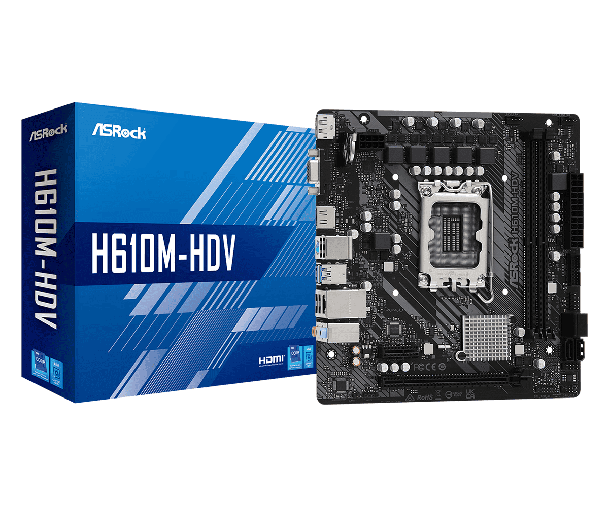 Материнская плата AsRock H610M-HDV