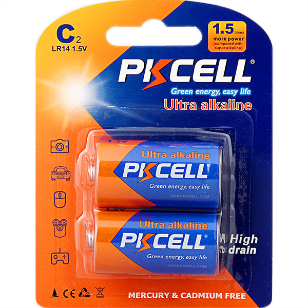 Батарейки PKCELL LR14-2B