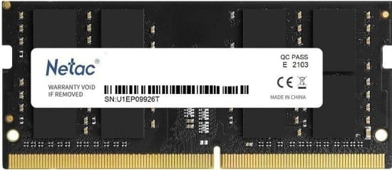 Модуль памяти 16Gb Netac Basic NTBSD4N32SP-16
